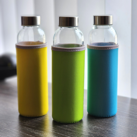 Colored Sleeve for 18oz Glass Bottle
