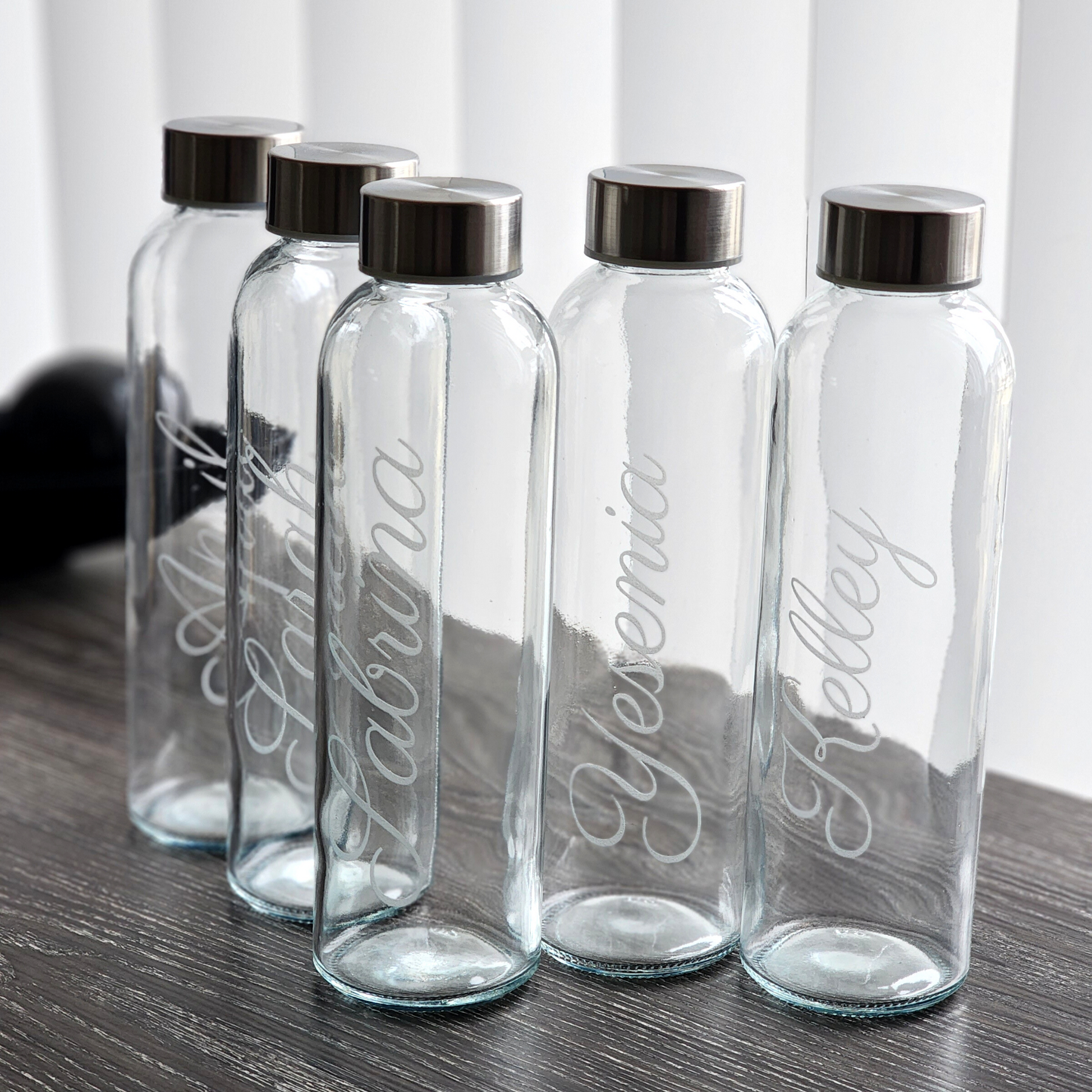 Reusable Glass Water Bottle
